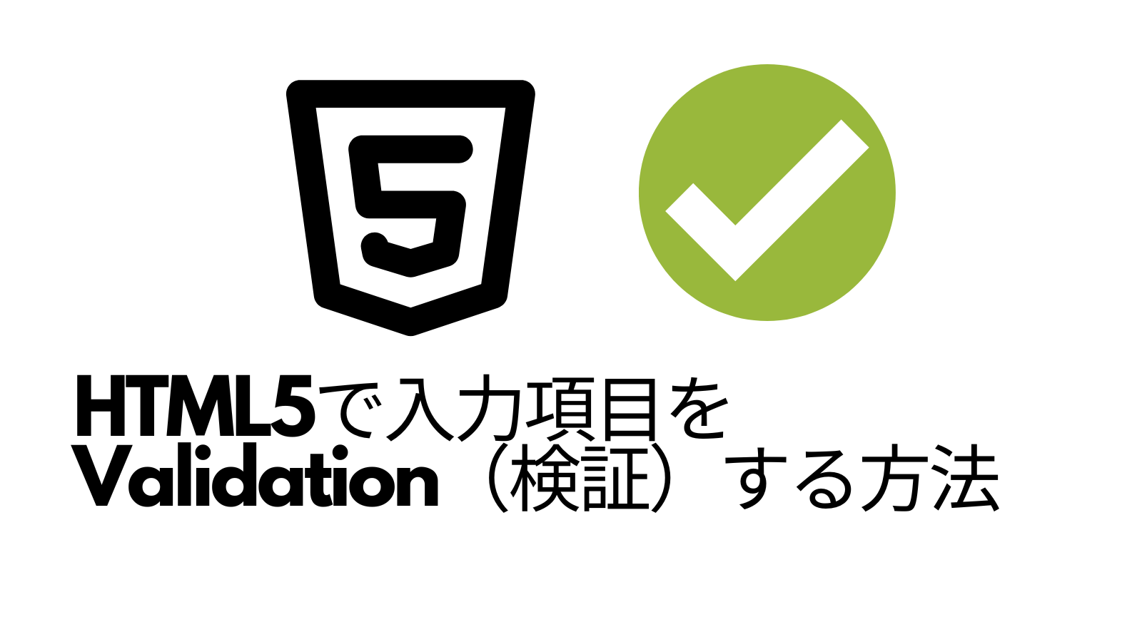 HTML5で入力項目をValidation（検証）する方法 | Single Life Tokyo